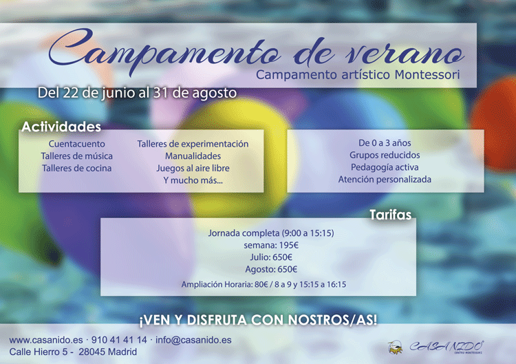¿Buscas el mejor lugar para tu peque este verano? 🌞 En nuestro centro, combinamos cuidado profesional con mucho cariño y actividades que estimulan su autonomía y curiosidad. ¡Tu hijo estará en las mejores manos! 🤍 Abrimos en junio, julio y agosto. ¿Te gustaría saber más? ¡Déjanos un comentario o comparte con otros padres! 👇 #VeranoConAmor #MontessoriEnVerano